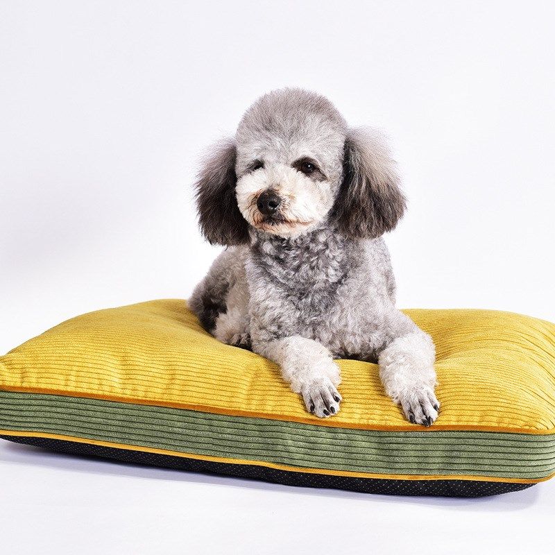 可拆洗新款灯芯绒加厚宠物狗垫猫垫狗窝狗床狗笼垫子泰迪柯基金毛