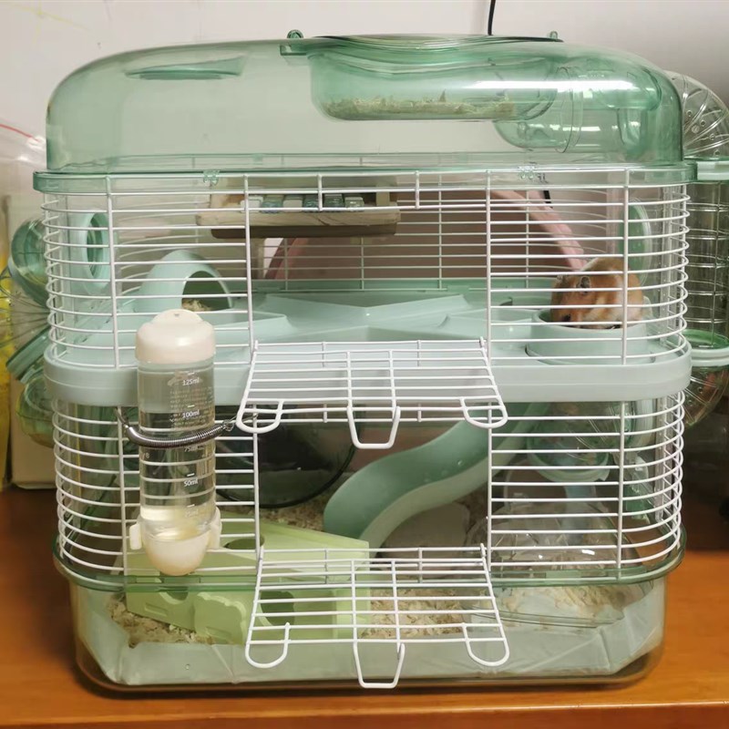 多层仓豪华仓鼠笼子跑笼超大亚克力防越狱透明款专用仓鼠窝别墅