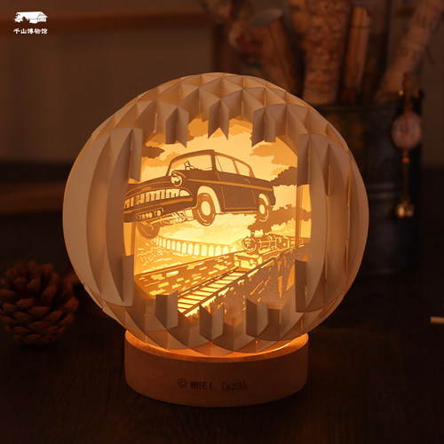 千山博物馆3d立体纸雕灯送女生情侣创意走心礼物光影小夜灯定制