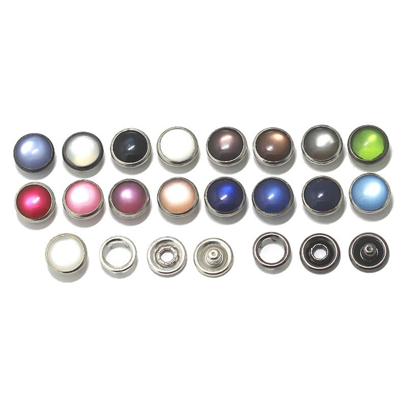 珠光面包五爪扣牛仔衬衫扣铜四合扣口水巾按扣哈服连体衣暗扣摁扣