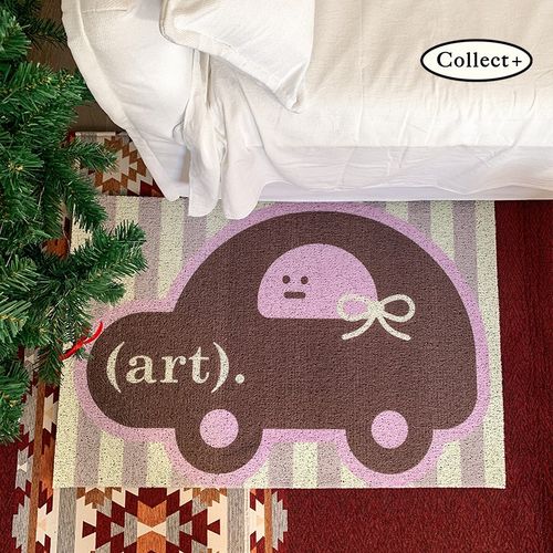 艺术收藏夹 新年丝圈地垫入户门地毯进门剪裁室外玄关垫