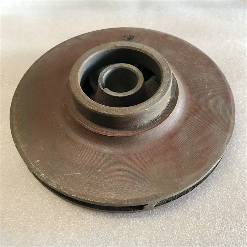 管道泵叶轮铸铁叶轮单极单吸管道离心泵叶轮生铁水泵叶轮