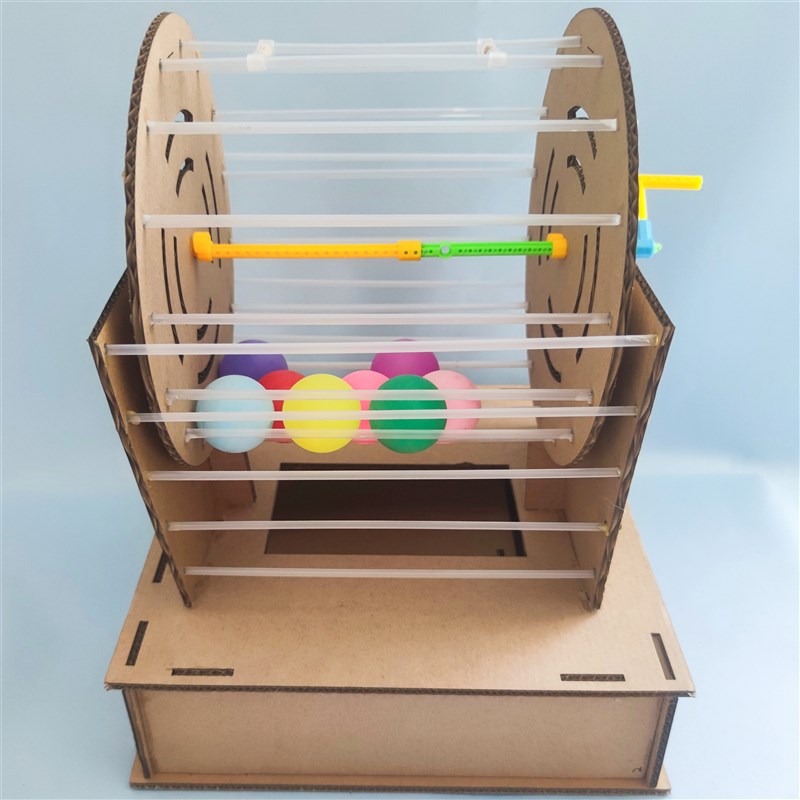 手工摇奖材料包幼儿园区角益智识颜色数字小制作
