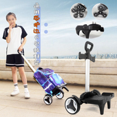 书包拉杆架中小学生通用拖拉杆车儿童手拉车三轮爬楼静音滑轮