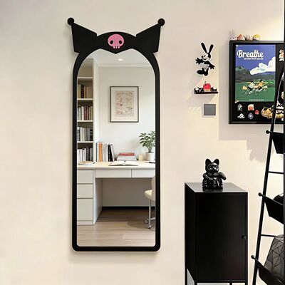 网红库洛米壁挂全身镜家用可爱