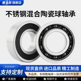 6002 6012HC 6004 6010 2RS 6006 不锈钢混合陶瓷球高速轴承6000