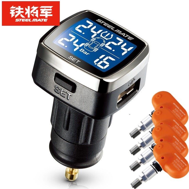 铁将军胎压监测器点烟器内置精度胎压监测
