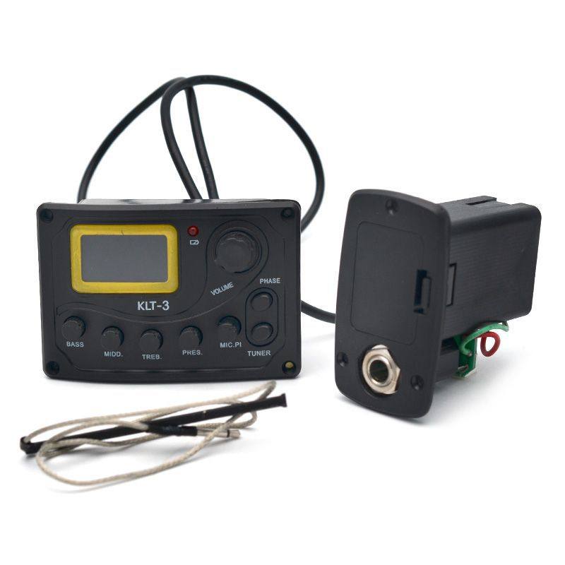 木吉他拾音器 带打板调音表Q均衡器 I改装升级