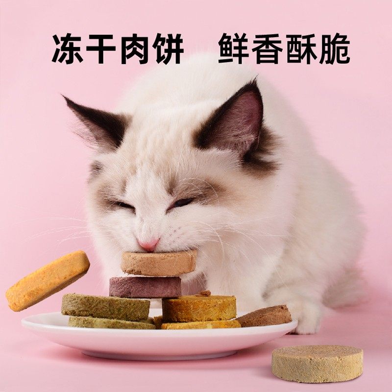 冻干肉饼猫零食生骨肉饼狗零食鲜肉冻干增肥发腮鸡肉鸭肉三文鱼,宠物/宠物食品及用品,猫零食罐,淘宝优惠券,粉丝福利购,淘宝优惠卷