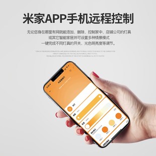 至御超薄智能明装 客厅无主灯射灯商业照明 磁吸轨道灯无边框嵌入式