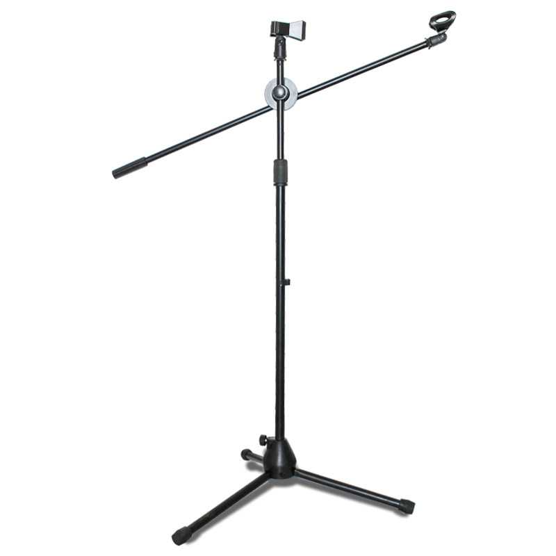 落地话筒立式支架手机直播无线电容麦克风架舞台防震金属有线麦架