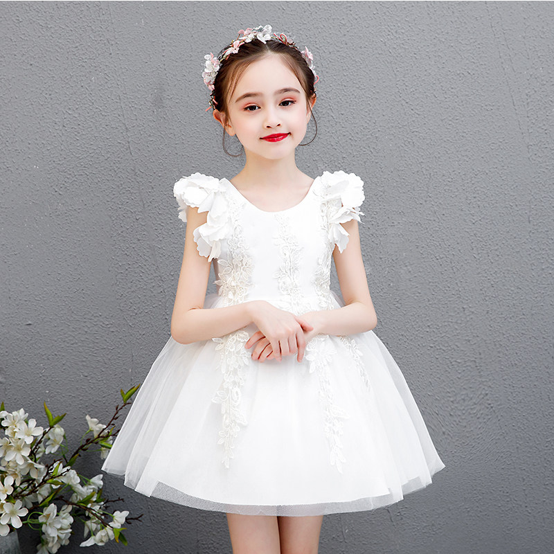 儿童礼服公主裙花童小主持人钢琴演出服女童蓬蓬纱婚纱洋气连衣裙,童装/婴儿装/亲子装,儿童礼服,淘宝优惠券,粉丝福利购,淘宝优惠卷