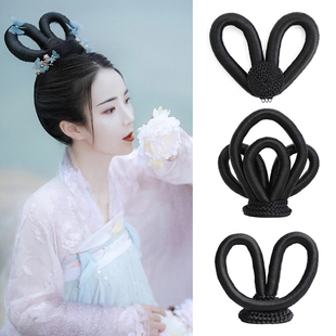 汉服假发一体式发包飞天发髻发型古装发棒唐朝古风敦煌演出造型