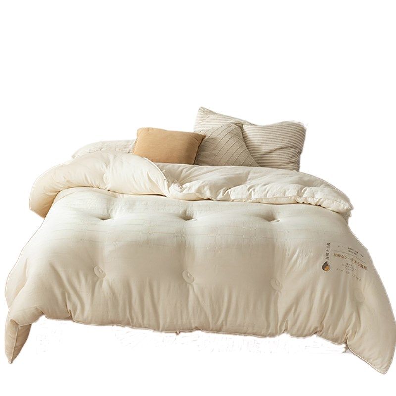 雨兰秋冬被芯大豆纤维被保暖加厚被子全棉双人被芯柔软亲肤裸睡,床上用品,化纤被,淘宝优惠券,粉丝福利购,淘宝优惠卷