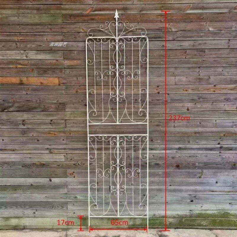 铁艺月季插片爬藤架 户外绿值攀爬花架 欧式拼接网格式爬藤花架