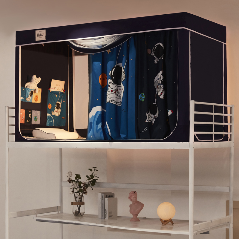 大学生宿舍床帘蚊帐一体式寝室单人下铺上铺通用遮光帐篷床幔窗帘