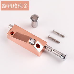 有框玻璃门锁带框铝合金门推拉移门锁不锈钢玫瑰金黑色钛金木门锁