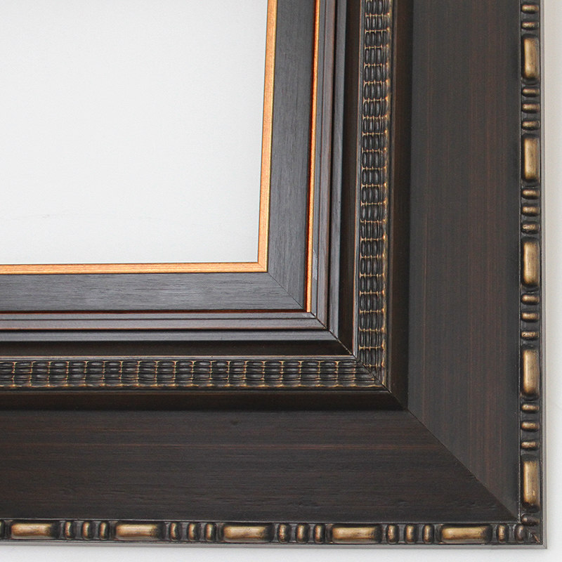 装裱框照片相框定做大小油画框实木外框美式画框长方形水彩画挂框