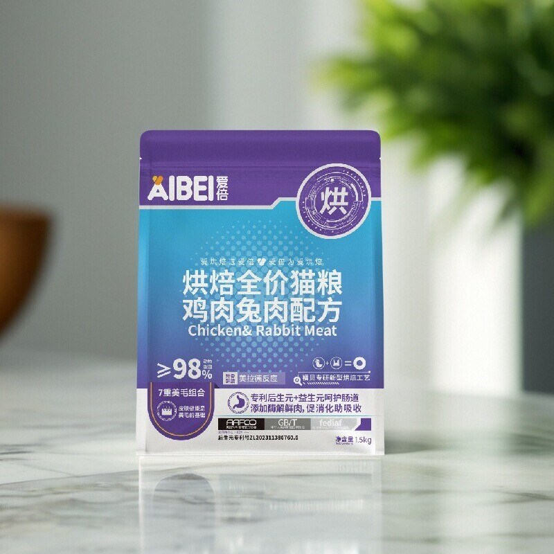 爱倍鸡肉兔肉全价全期猫粮无谷低温烘焙成猫幼猫膨化粮食鲜肉泌尿