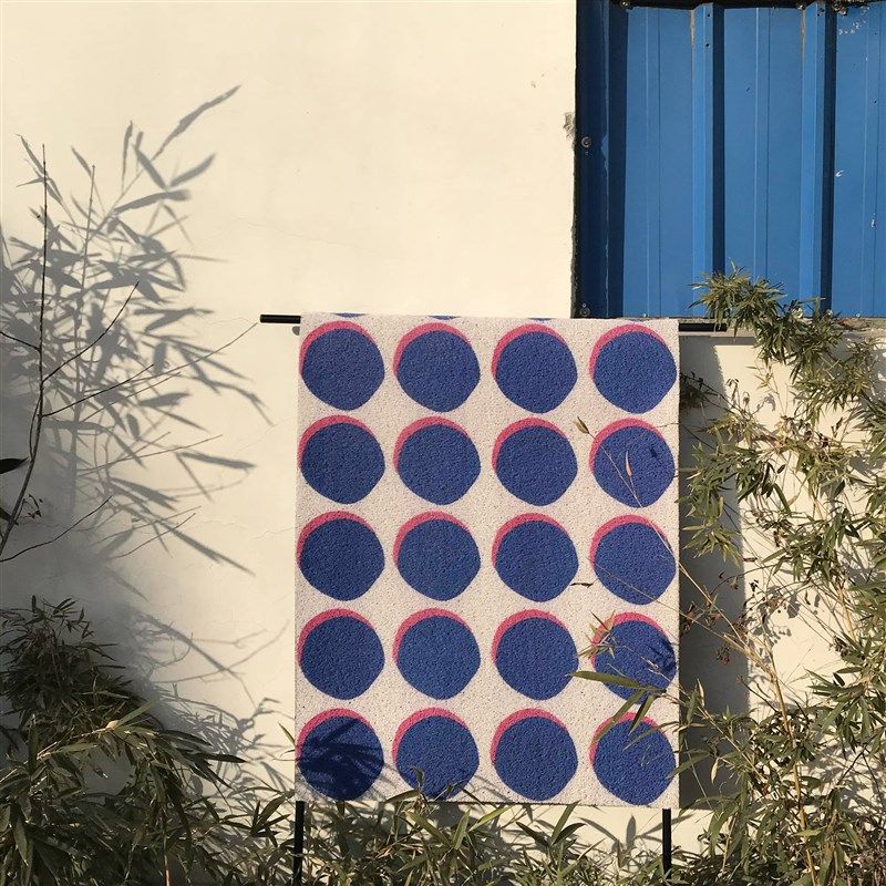 PVC丝圈地垫入户门垫可裁剪无异味玄关防滑蹭泥沙几何简约蓝定制,居家布艺,家用脚垫,淘宝优惠券,粉丝福利购,淘宝优惠卷