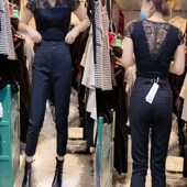 黑色小脚西装 裤 女高腰4扣八分职业休闲裤 2024春秋新款 直筒烟管裤