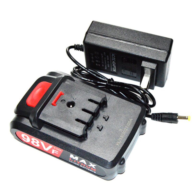 飞申希 质造 冠普森88TV 98V 打草机除草割草机专用锂电池 充电器