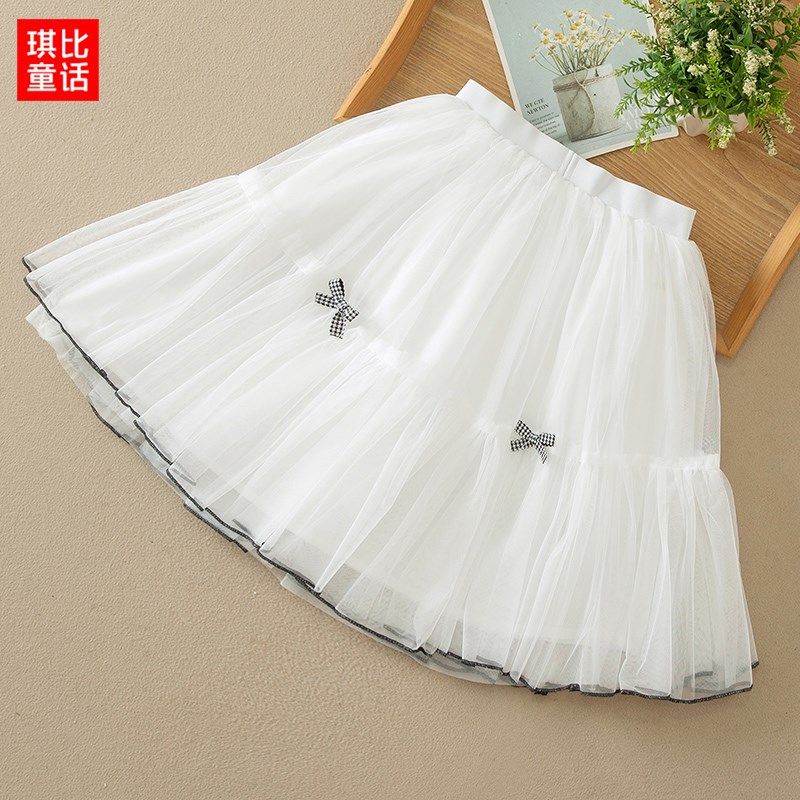 女童半身裙纱裙夏季2024新款洋气小女孩裙子夏装短裙儿童蓬蓬裙,童装/婴儿装/亲子装,半身裙,淘宝优惠券,粉丝福利购,淘宝优惠卷