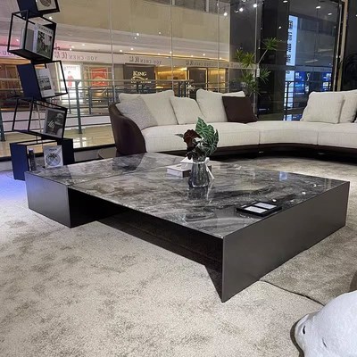 轻奢茶几底座支架大理石客厅沙发子母边几角几不锈钢碳素钢桌脚腿