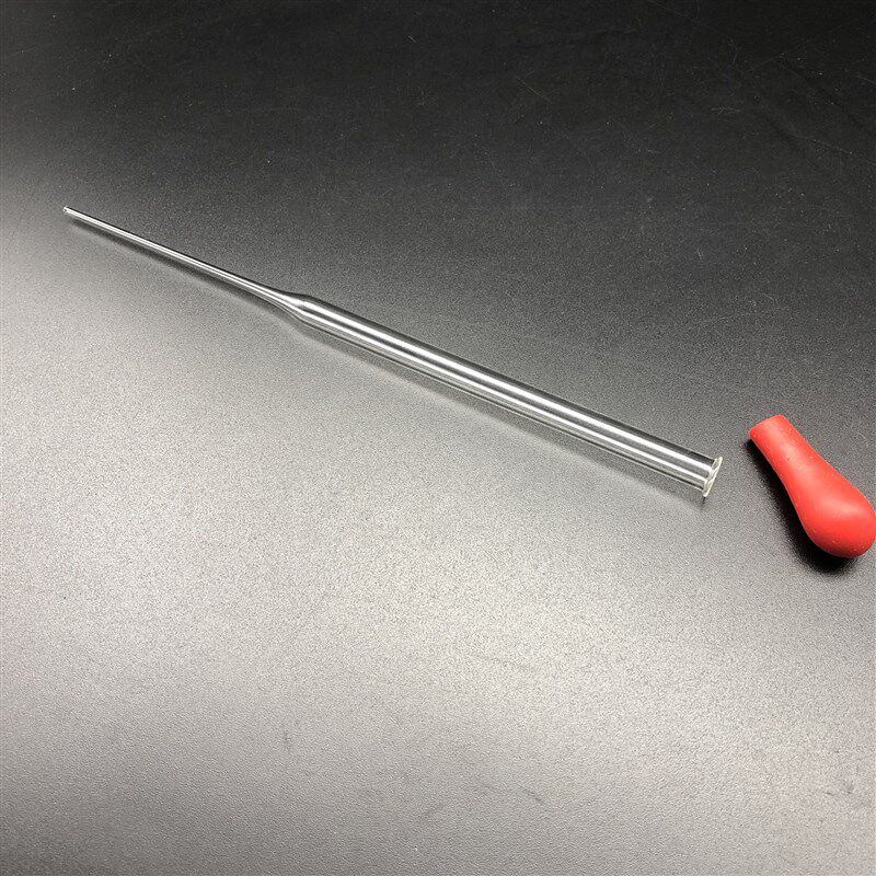 实验室玻璃胶头滴管90/100/120/150/180/200/250/300mm吸管红皮头