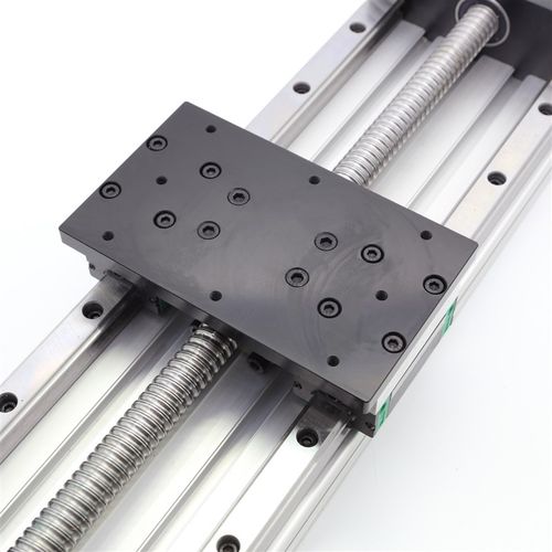 海杰150线性重型直线模组双线轨滚珠丝杆导轨滑台可装风琴罩水平