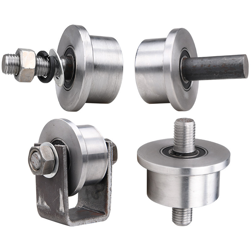 火车轨道轮/货梯升降机槽钢滑轮/轻轨大门槽轮/地铁矿山工字钢轮