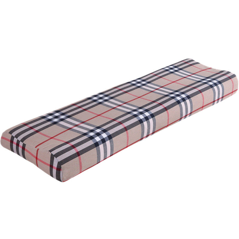 定做水洗棉全棉双人120150长记忆枕头套高低乳胶枕枕套薄纯棉枕套