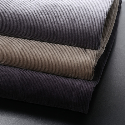 水洗纯棉灯芯绒男士休闲裤秋冬季厚款弹力直筒宽松百搭条绒长裤子