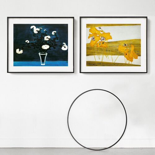 常玉装饰画卉静物挂画客厅沙发背景墙画艺术画