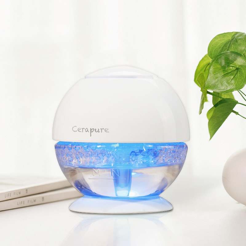 小型空气净化器家用办公室水洗过桌面除灰尘除异味新氧吧