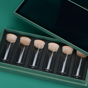 高档茶叶包装盒空礼盒太平猴魁玻璃罐装绿茶礼盒天窗有机盒空礼盒