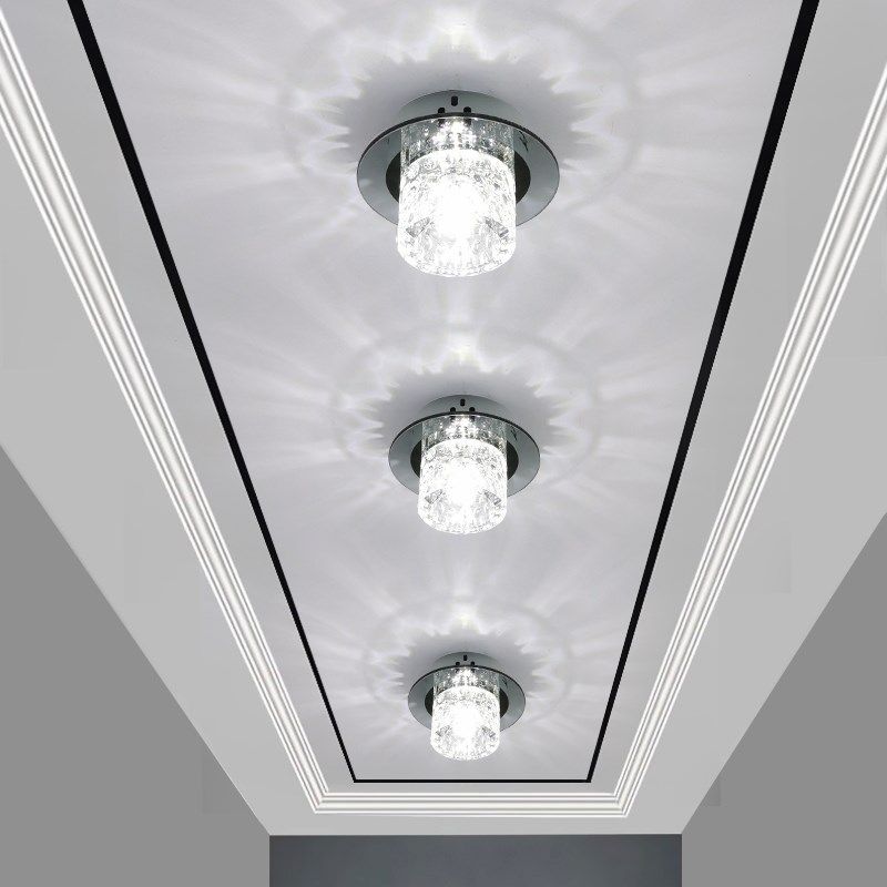 现代水晶过道灯走廊灯嵌入式ld玄关门厅楼道阳台灯,家装灯饰光源,厨卫/阳台/玄关/过道吸顶灯,淘宝优惠券,粉丝福利购,淘宝优惠卷