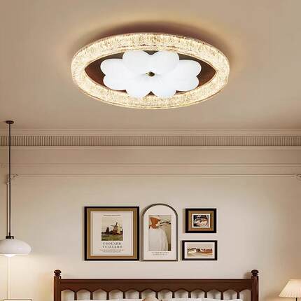 中古风卧室吸顶灯全光谱led浪漫婚房灯具房间客厅轻奢书房装饰灯