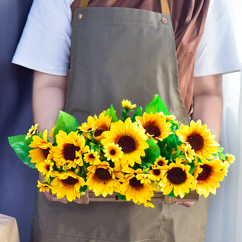 仿真花束栅栏假花装饰花艺盆栽摆件客厅窗台干花摆设绿植塑料插花