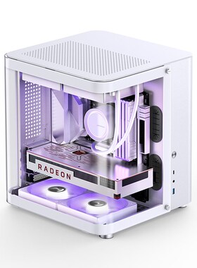 JONO乔思伯T星舰仓鱼缸台式小机箱T海景房MT电脑T2