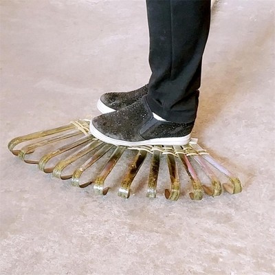 手工搂草筢子竹耙齿草耙 农用竹扒草扒扒树叶耙子园林绿化工具