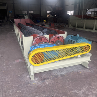 轴螺旋洗石机槽式洗矿机水洗设备矿用蛟龙机泥石分离擦洗机