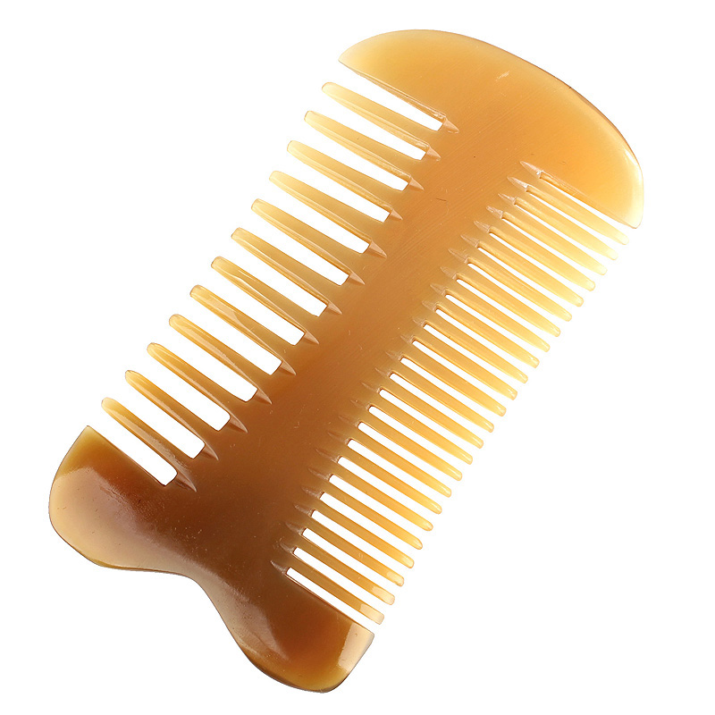 正宗天然牛角梳纯头疗经络按摩大齿防静电脱发宽齿卷发家用女梳子