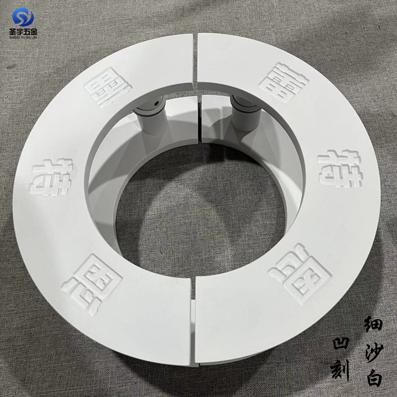 半圆形钢化玻璃大门拉手定制实木门把手黑色酒店门面拉手现代