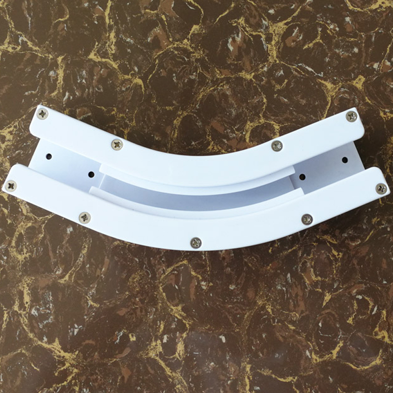 阳台飘窗电动窗帘轨道直角90度拐弯器八角形1度转弯尚飞佳丽斯