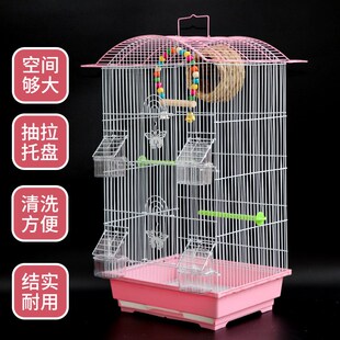 鹦鹉笼子虎皮玄凤鹦鹉笼子豪华大型鸟笼子大号金属牡丹黄桃繁殖笼