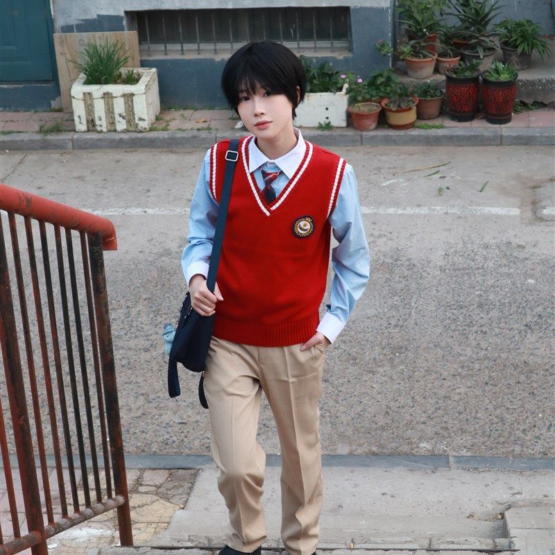 定做LOGO130CM到190CM班校服表演幼师礼服制服证件照合唱团队套装