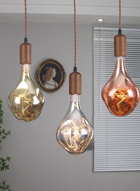 爱迪生led灯泡e27螺口复古暖光烟灰色大茶室民宿橱窗装饰艺术吊灯