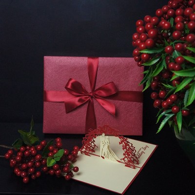 中国风送老外非遗手工结婚纱照剪纸装饰画定制做生日谢师礼物摆件