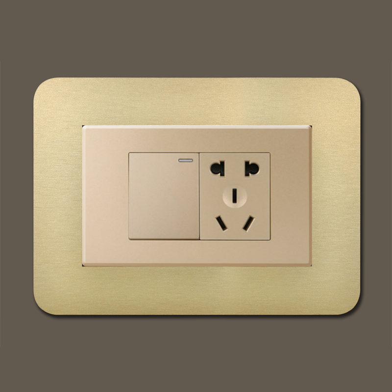 开关贴墙贴保护定制做特殊开关套瓷砖开孔大118型长三开亚克力